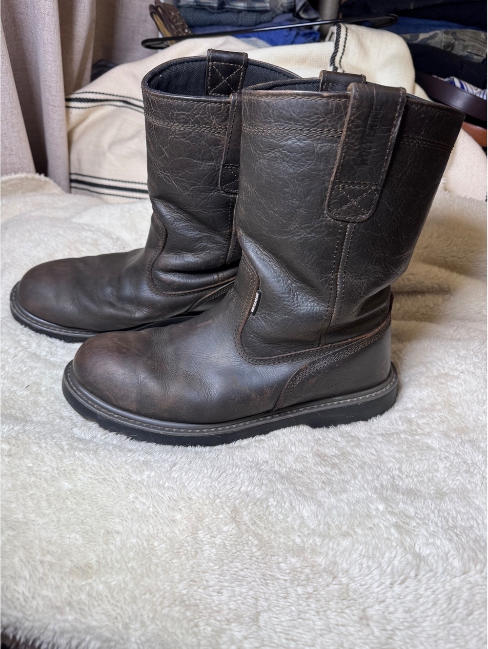 Wolverine Floorhand W10682 Men’s 10 EW Waterproof Leather Wellington Work Boots
